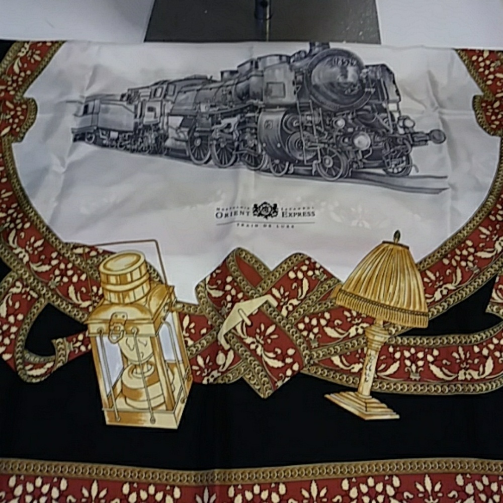 LONG SILK CRINKLE CHIFFON SCARF ISTANBUL ANIMALIA main image 1